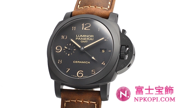 パネライルミノール１９５０ ３デイズ ＧＭＴオートマチック チェラミカ PAM00441